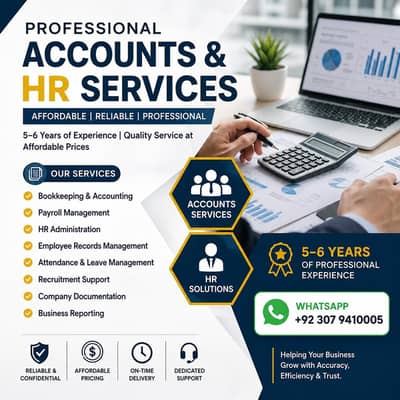 Professional Accounts & HR Services | Affordable Business Solutions