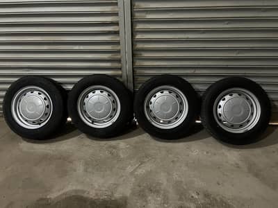 Suzuki alto Japanese tyres and Stepney
