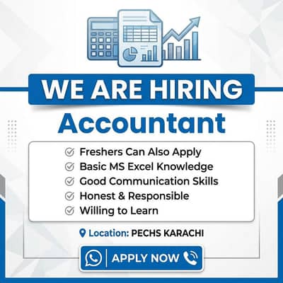 Female Accountant Required | Freshers Can Apply