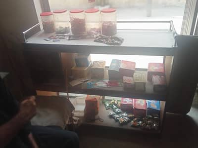Iron Racks Mobile Shop Counter Parchoon Shop Counter For Sale
