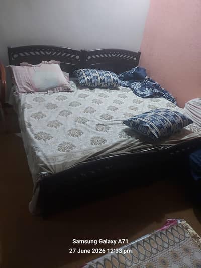 double bed with two single beds