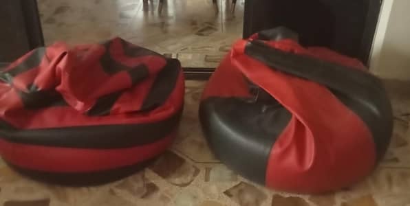 set of two bean bags