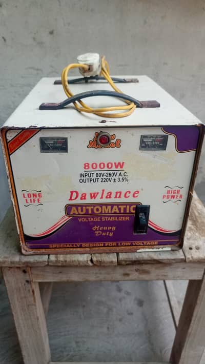 Electric Stabilizer 8000 Watts