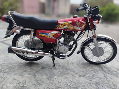 CG 125 red colour