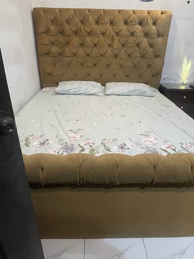 King size master molty spring foam bed lasani wood