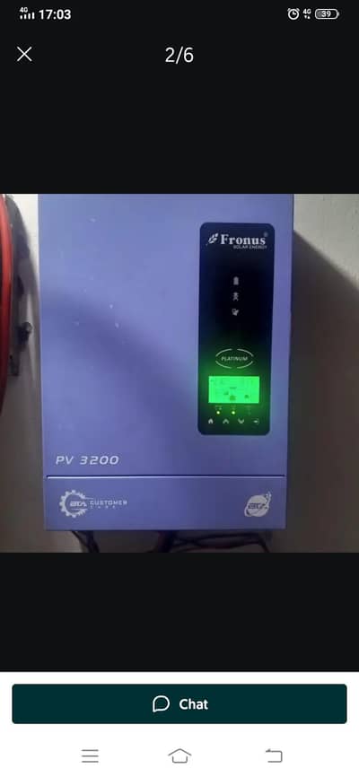 fronus inverter 3 kV 3200 sell no 03438528276