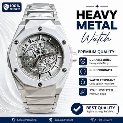 Hublot premium Quality Watch  Heavy weight Skeleton dial Watch