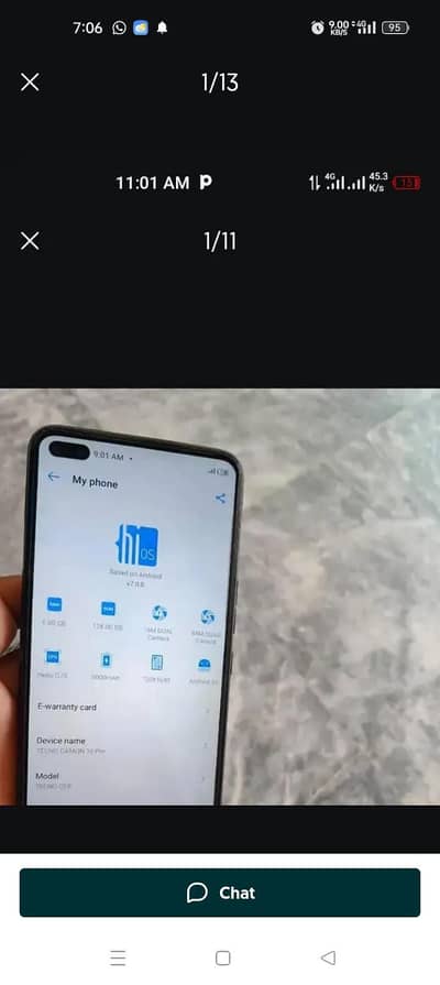 OPPO A76 6/128 snapdragon 680