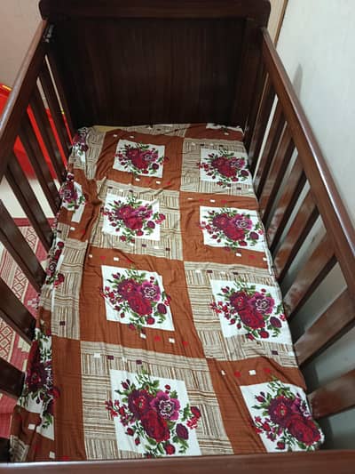 Baby Wooden Cot For Sale