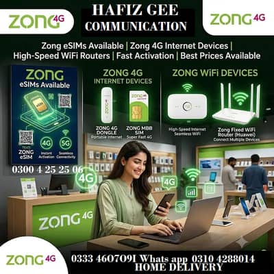 All Internet Wireless WiFi Devices zong jazz ptcl 4G + home Delivery