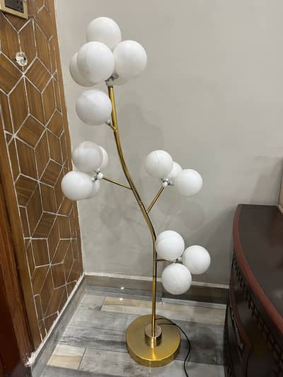 Milky White Glowing Tree Floor Lamp