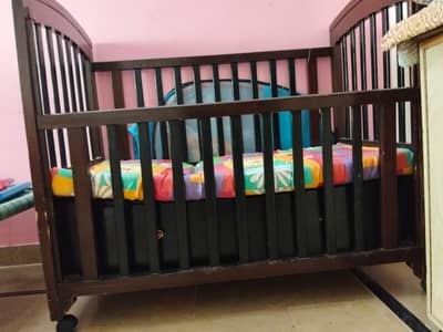 baby cot wooden for sale