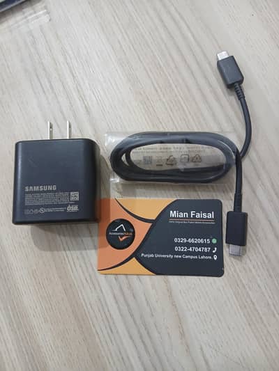 Samsung S25 ultra 45w charger with cable 100% original stock