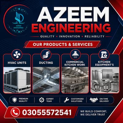 Exhaust Contractor, HVAC Pakistan, Ducting Pakistan Kitchen Ducting