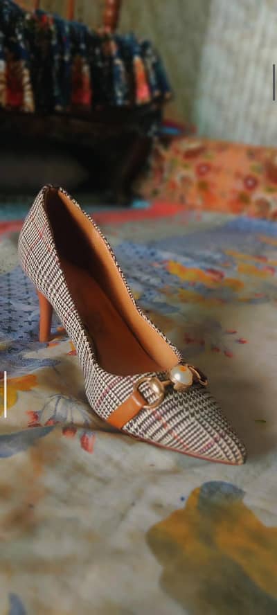 one time used shoes