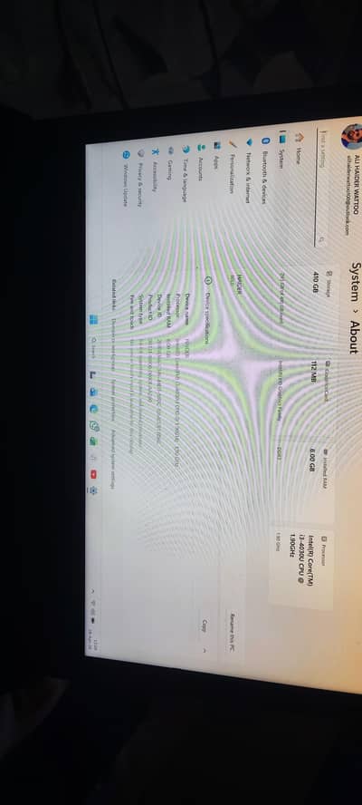 Lenovo i3 4th Gen SSD installed