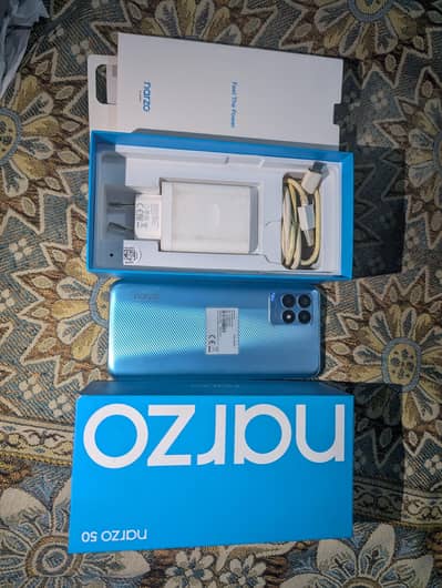 Realme Narzo 50 full box urgent for sale