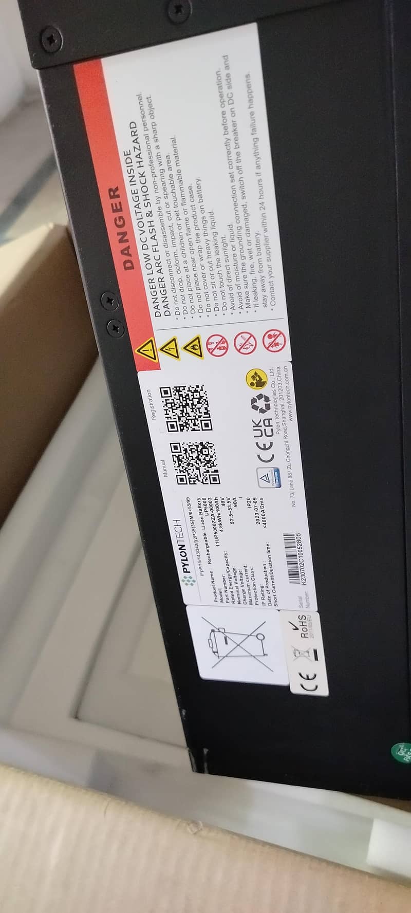 pylontech lithium battery 8