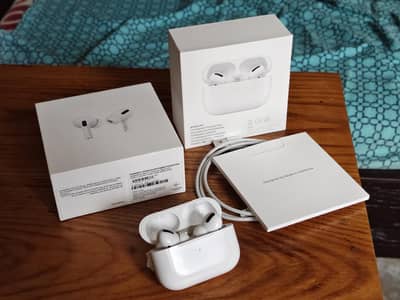 Airpods pro with (Magsafe Charging Case) 10/10.