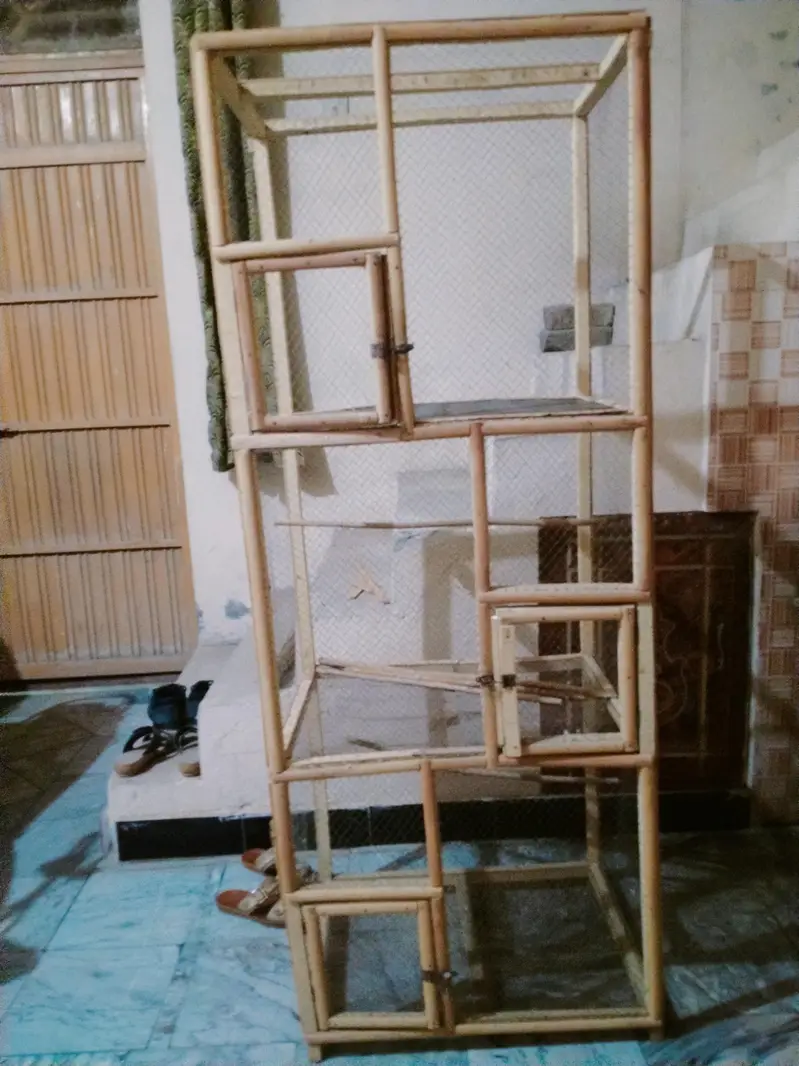 wooden 3 portion cage — photo 3