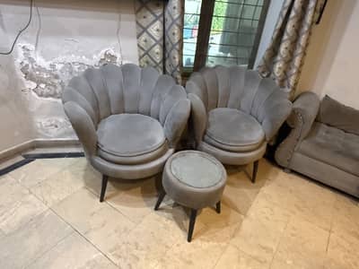 Coffee sofa set with table  and deewan sofa with space