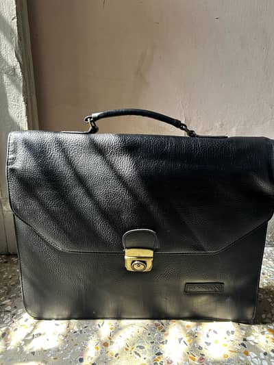 Vintage Pure Leather Office Bag/ Leather Briefcase – ELYSTON