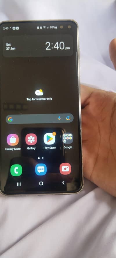 Samsung Mobile S10 Plus. 16gb 128. officel PTA approved.