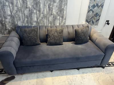 Urgent sale 6 seater sofa and 6 chairs dinning table