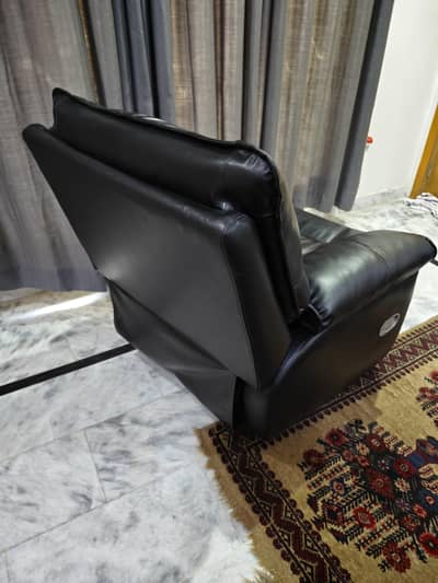 Imported recliner leather chair