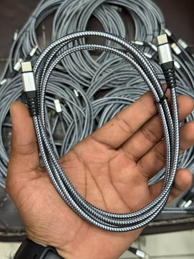 C to c 2 meter cable up to 65watt supported Branded