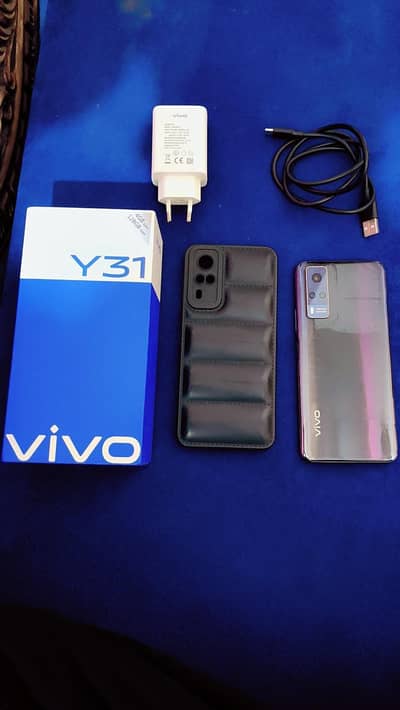 Vivo Y31 4GB/128GB | One Hand use | Complete Box + Original Charger