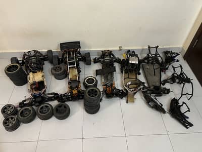 Gasoline  rc cars lot available in karachi off condition