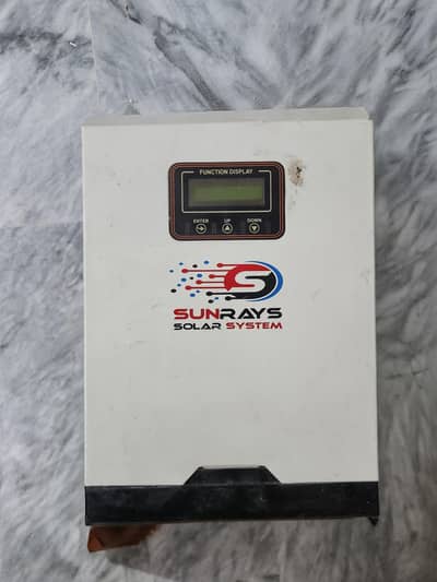 solar inverter 3 to 5 kva work without battery 2 weeks used