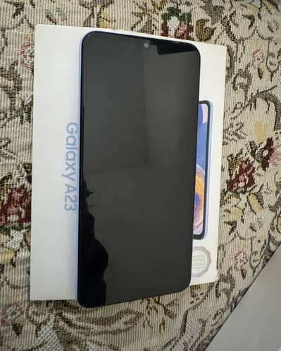 Samsung A23 good condition with box