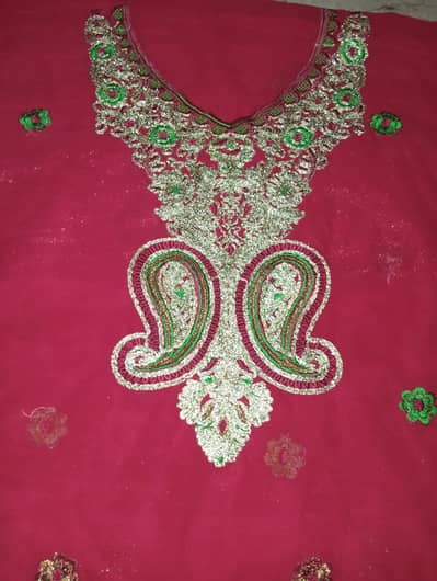 fancy unstitched dress 3pcs