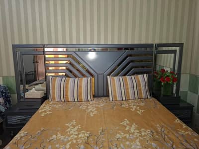 Bed set with dressing table and sofa table for sale