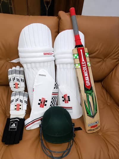 Gray Nicolls Complete Cricket Kit Set with Bat,