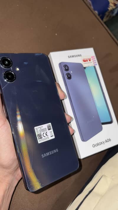 Samsung Mobile A06 complete BoX