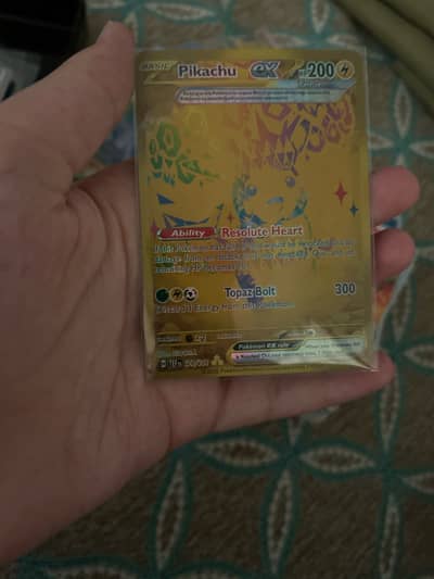 Pikachu ex 179/131 Gold hyper rare (prismatic evolutions)