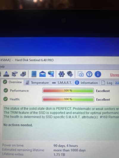 100 health 120gb ssd just like brand new