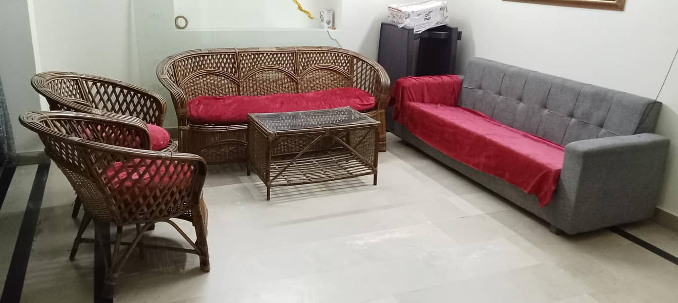 cane sofa set 1