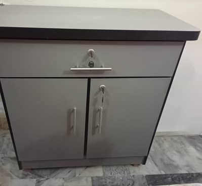 New laminated grey cabinet for sale