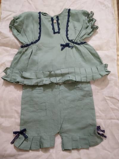 Summer dresses For Baby Girls Pure Cotton For 1 Year age