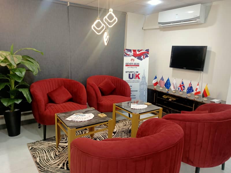 red colour sofa set 0
