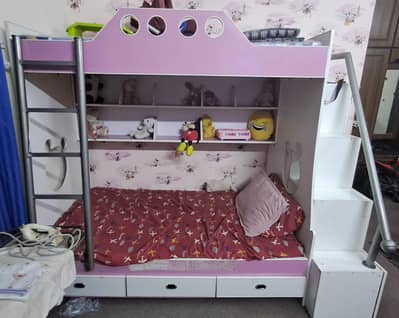 Bunk Bed || Kinds Wooden Bunk Bed || Bubble Bed || Baby Bed || Urgent