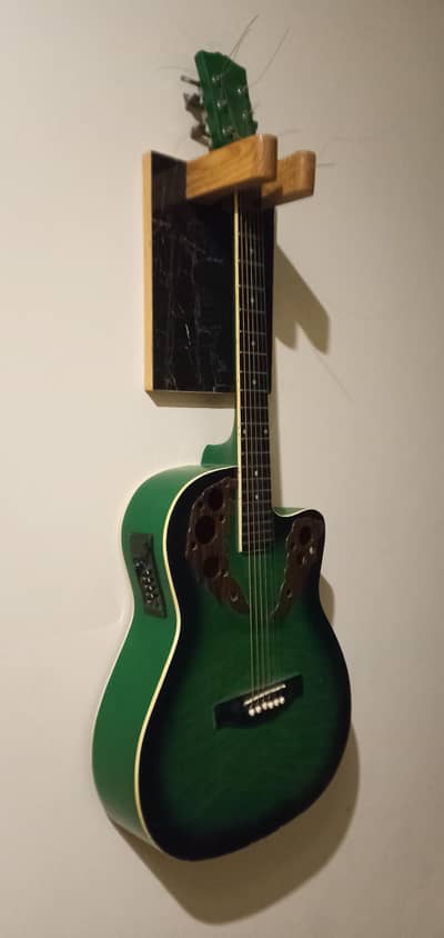 Premium Look Semi Acaustic Guitar With Bag, Capo, And Stand