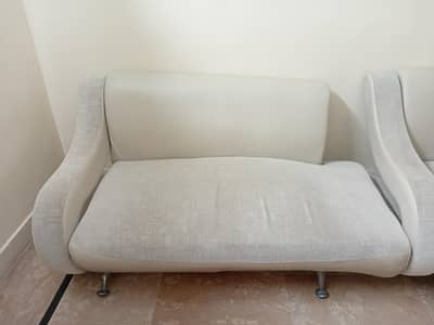7 seater white sofa set