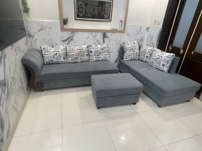 7 Seater L Shape Sofa for Sale – Good Condition