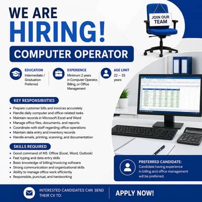Computer Operator / Office Assistant