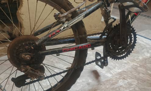 Bicycle is used